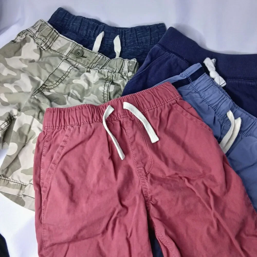 5 pc Boys Shorts Lot Bundle Children's Place Old Navy Elastic Waist Toddler 5T